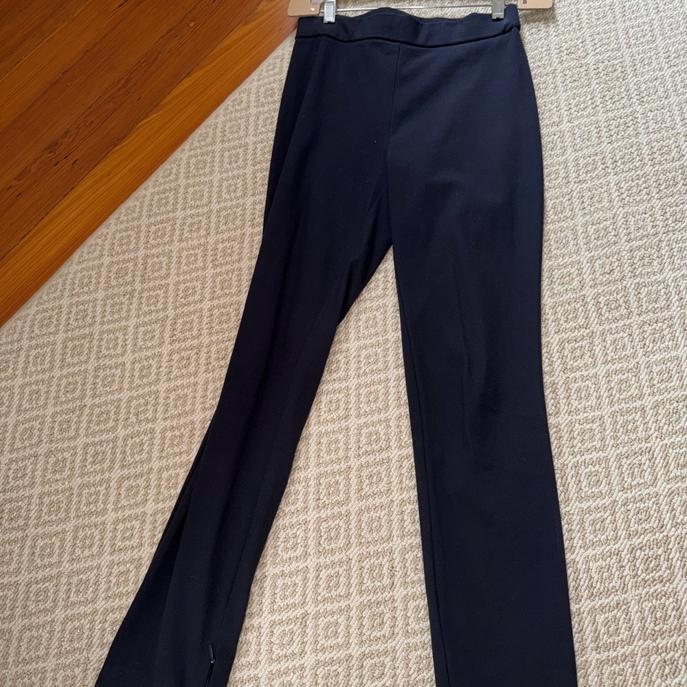 Theory Black fitted Straight Leg Women's Pants